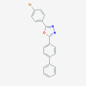 molecular formula C20H13BrN2O B370779 2-(4-Bromophenyl)-5-(4-biphenylyl)-1,3,4-oxadiazole 