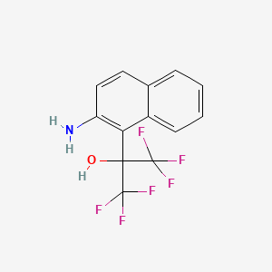 2-(2-Aminonaphthalen-1-yl)-1,1,1,3,3,3-hexafluoropropan-2-ol