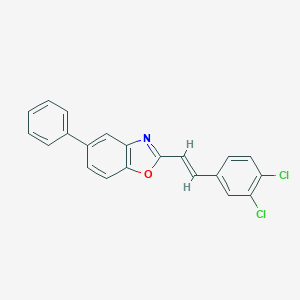 2-[2-(3,4-Dichlorophenyl)vinyl]-5-phenyl-1,3-benzoxazole