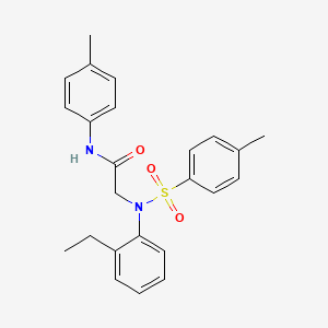 N~2~-(2-ethylphenyl)-N~1~-(4-methylphenyl)-N~2~-[(4-methylphenyl)sulfonyl]glycinamide