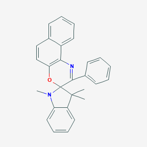 2-phenyl-1,3,3-trimethylspiro(indoline-2,3'-[3'H]-naphtho[2,1-b][1,4]oxazine)