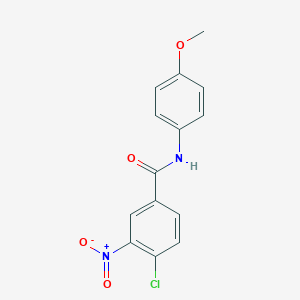 molecular formula C14H11ClN2O4 B370789 4-chloro-N-(4-methoxyphenyl)-3-nitrobenzamide CAS No. 300861-08-9