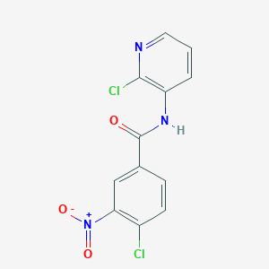 4-chloro-N-(2-chloro-3-pyridinyl)-3-nitrobenzamide