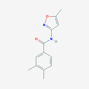 3,4-dimethyl-N-(5-methyl-1,2-oxazol-3-yl)benzamide