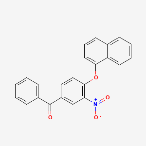 [4-(1-naphthyloxy)-3-nitrophenyl](phenyl)methanone