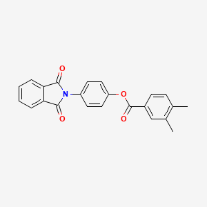 [4-(1,3-Dioxoisoindol-2-yl)phenyl] 3,4-dimethylbenzoate