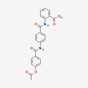 2-[[4-[(4-acetyloxybenzoyl)amino]benzoyl]amino]benzoic Acid