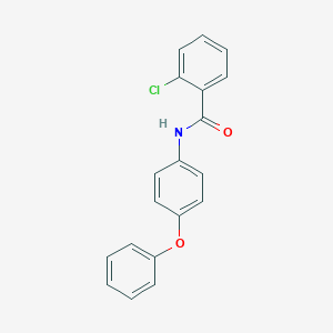 molecular formula C19H14ClNO2 B370804 2-chloro-N-(4-phenoxyphenyl)benzamide 