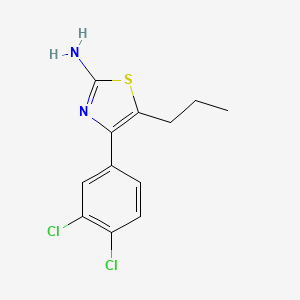 4-(3,4-dichlorophenyl)-5-propyl-1,3-thiazol-2-amine