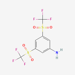 3,5-Bis(trifluoromethylsulfonyl)aniline