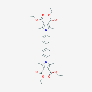 Tetraethyl 1,1'-(1,1'-biphenyl-4,4'-diyl)bis(2,5-dimethyl-1H-pyrrole-3,4-dicarboxylate)