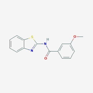 N-(1,3-benzothiazol-2-yl)-3-methoxybenzamide