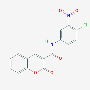 N-(4-chloro-3-nitrophenyl)-2-oxo-2H-chromene-3-carboxamide