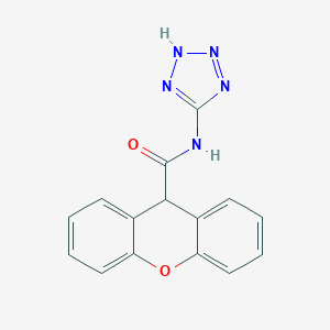 molecular formula C15H11N5O2 B370830 N-(1H-tetrazol-5-yl)-9H-xanthene-9-carboxamide 