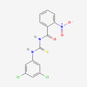 N-[(3,5-dichlorophenyl)carbamothioyl]-2-nitrobenzamide