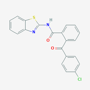 N-(1,3-benzothiazol-2-yl)-2-(4-chlorobenzoyl)benzamide