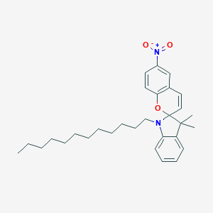 molecular formula C30H40N2O3 B370833 1'-Dodecyl-3',3'-dimethyl-6-nitrospiro[chromene-2,2'-indole] CAS No. 87524-69-4