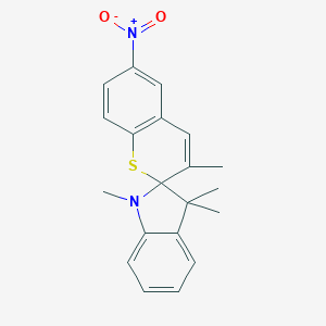molecular formula C20H20N2O2S B370844 1',3,3',3'-tetramethyl-6-nitrospiro(2H-thiochromene-2,2'-indoline) 