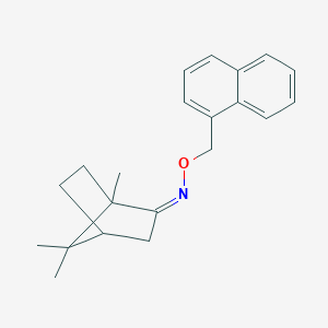 molecular formula C21H25NO B370846 (Z)-1,7,7-trimethyl-N-(naphthalen-1-ylmethoxy)bicyclo[2.2.1]heptan-2-imine 