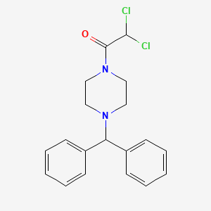 1-(4-benzhydrylpiperazin-1-yl)-2,2-dichloroethanone