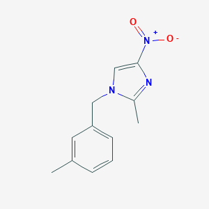 4-nitro-2-methyl-1-(3-methylbenzyl)-1H-imidazole