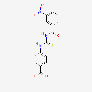 methyl 4-({[(3-nitrobenzoyl)amino]carbonothioyl}amino)benzoate