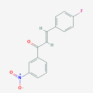 (2E)-3-(4-fluorophenyl)-1-(3-nitrophenyl)prop-2-en-1-one