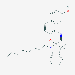 3',3'-dimethyl-1'-octylspiro(3H-naphtho[2,1-b][1,4]oxazine-3,2'-indoline)-9-ol