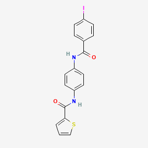 N-(4-{[(4-iodophenyl)carbonyl]amino}phenyl)thiophene-2-carboxamide