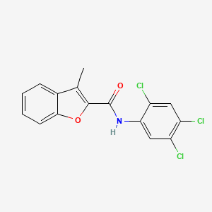 3-methyl-N-(2,4,5-trichlorophenyl)-1-benzofuran-2-carboxamide