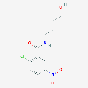 2-chloro-N-(4-hydroxybutyl)-5-nitrobenzamide