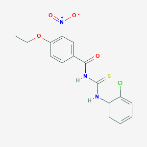 N-[(2-chlorophenyl)carbamothioyl]-4-ethoxy-3-nitrobenzamide