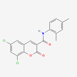 6,8-dichloro-N-(2,4-dimethylphenyl)-2-oxo-2H-chromene-3-carboxamide