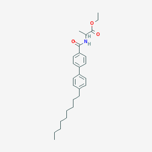 Ethyl 2-[[4-(4-nonylphenyl)benzoyl]amino]propanoate