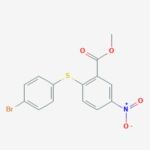 Methyl 2-(4-bromophenylthio)-5-nitrobenzoate