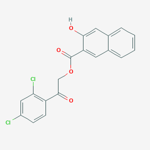 2-(2,4-dichlorophenyl)-2-oxoethyl 3-hydroxy-2-naphthoate