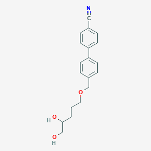 molecular formula C19H21NO3 B370927 4'-{[(4,5-Dihydroxypentyl)oxy]methyl}[1,1'-biphenyl]-4-carbonitrile 