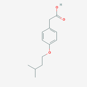 molecular formula C13H18O3 B370930 [4-(Isopentyloxy)phenyl]acetic acid 