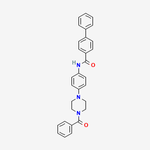 N-[4-(4-benzoylpiperazin-1-yl)phenyl]-4-phenylbenzamide