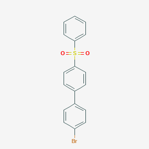 molecular formula C18H13BrO2S B370934 4'-Bromo[1,1'-biphenyl]-4-yl phenyl sulfone 