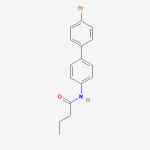 molecular formula C16H16BrNO B370938 N-(4'-bromo[1,1'-biphenyl]-4-yl)butanamide 