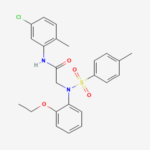 N~1~-(5-chloro-2-methylphenyl)-N~2~-(2-ethoxyphenyl)-N~2~-[(4-methylphenyl)sulfonyl]glycinamide