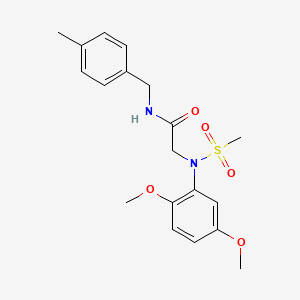 molecular formula C19H24N2O5S B3709423 Acid Blue 127 