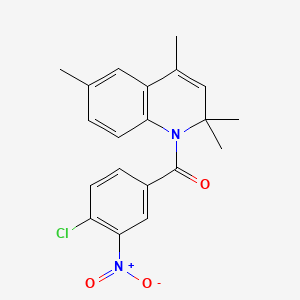 (4-chloro-3-nitrophenyl)(2,2,4,6-tetramethylquinolin-1(2H)-yl)methanone