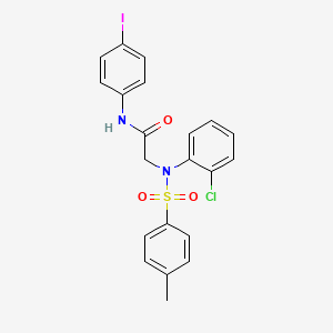 N~2~-(2-chlorophenyl)-N~1~-(4-iodophenyl)-N~2~-[(4-methylphenyl)sulfonyl]glycinamide