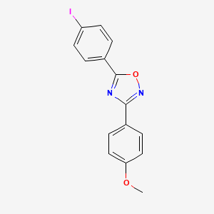 5-(4-iodophenyl)-3-(4-methoxyphenyl)-1,2,4-oxadiazole