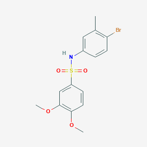 N-(4-bromo-3-methylphenyl)-3,4-dimethoxybenzenesulfonamide