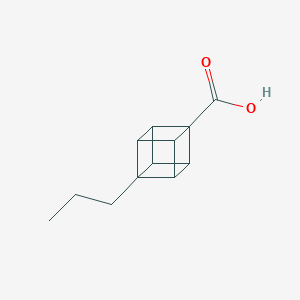 molecular formula C12H14O2 B370966 4-Propyl-1-cubanecarboxylic acid 