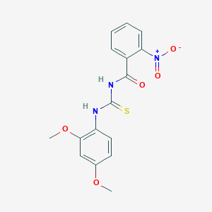 N-[(2,4-dimethoxyphenyl)carbamothioyl]-2-nitrobenzamide