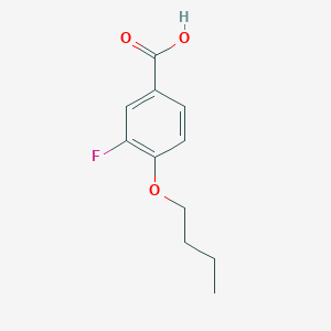 molecular formula C11H13FO3 B370992 4-Butoxy-3-fluorobenzoic acid CAS No. 326-76-1
